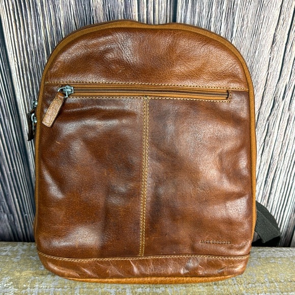 Jack Georges Leather Voyager Unisex Backpack